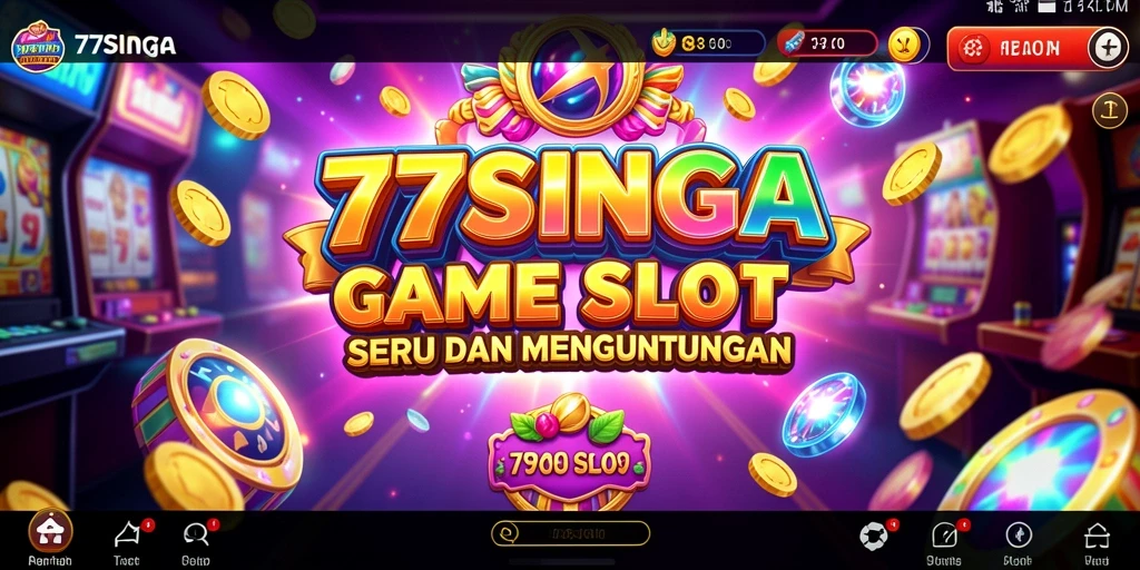 Tampilan gameplay Slot yang menarik dan menghibur di 77SINGA.