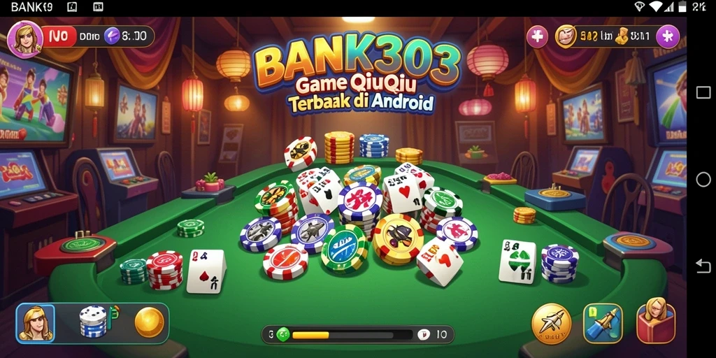 Tampilan permainan QiuQiu yang menarik dan menarik perhatian.