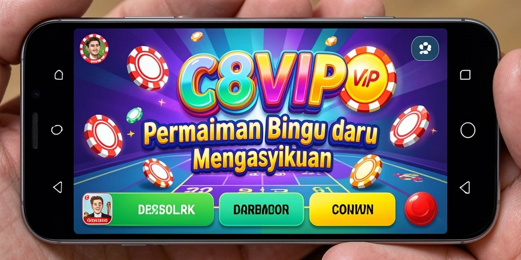 Tampilan gameplay seru di aplikasi C8VIP Bingo.