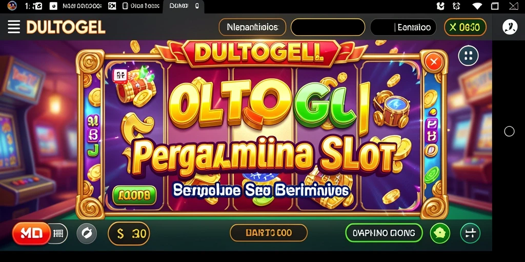 Tampilan menarik dari gameplay Slot DULTOGEL yang mendebarkan.