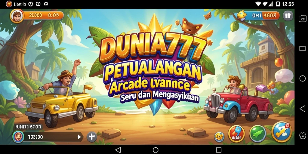 Tampilan dinamis gameplay seru di DUNIA777.