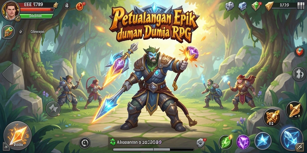 Gameplay seru dengan pertarungan epik dalam dunia EE789.