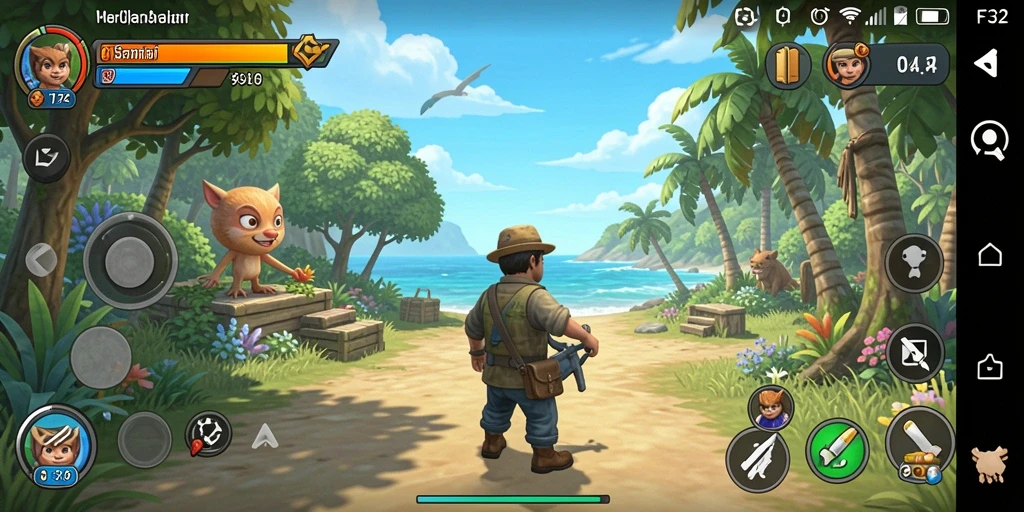 Screenshot gameplay F32 yang menampilkan tantangan seru dan interaktif.
