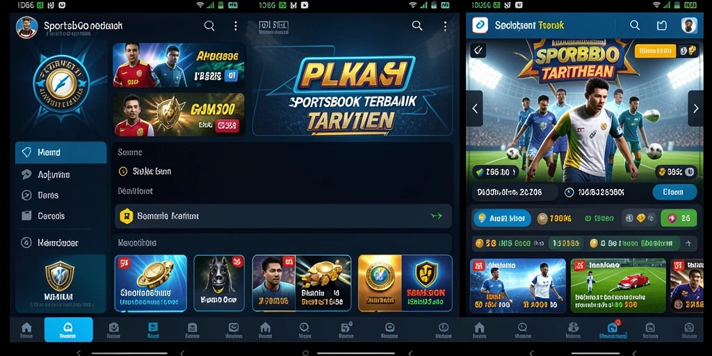 Tampilan menarik dari gameplay aplikasi Sportsbook ID66.