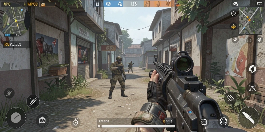 Tangkapan layar MPO303 menunjukkan aksi seru dalam permainan FPS yang mendebarkan.