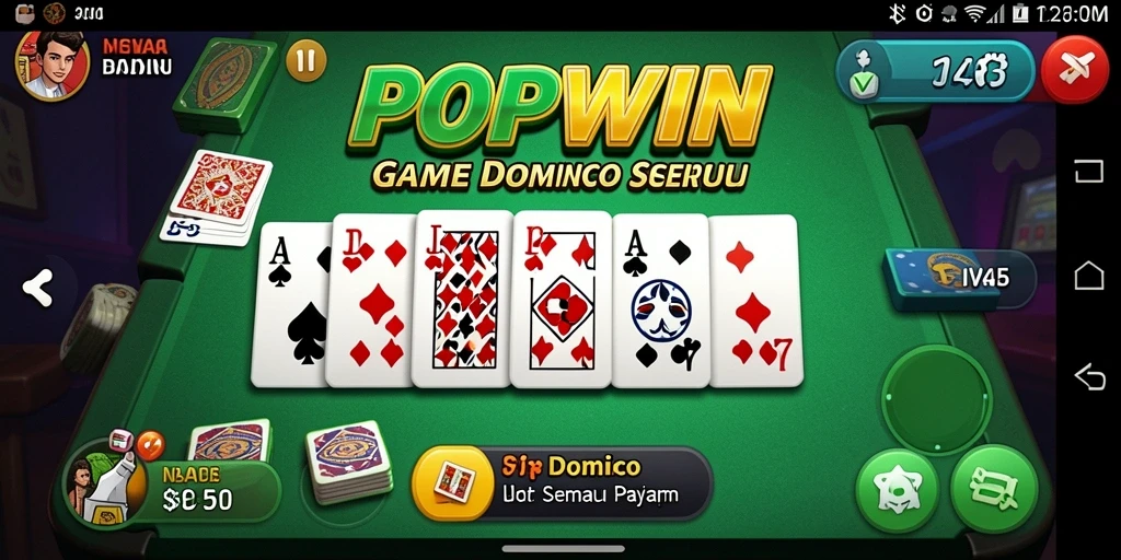 Tampilan gameplay seru dan kompetitif di POPWIN.