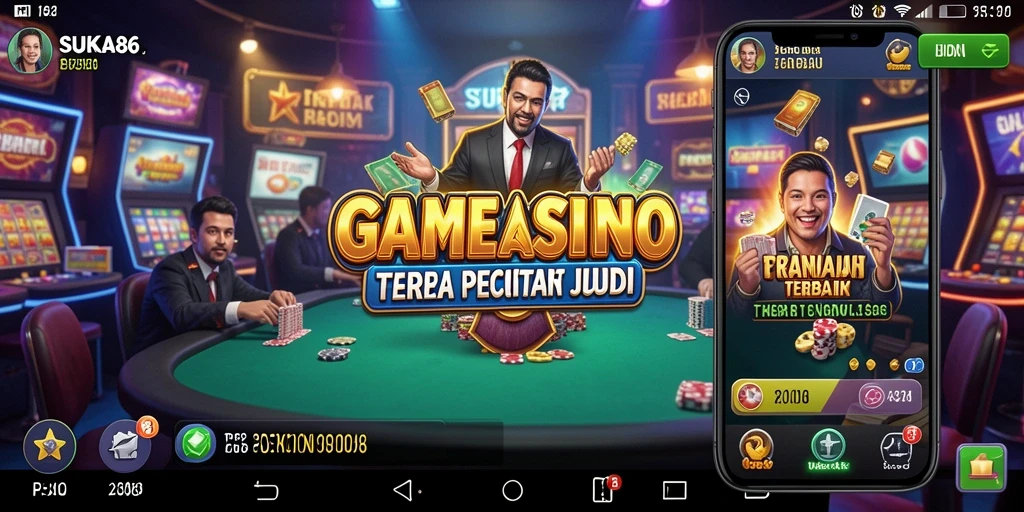 Tampilan gameplay Kasino yang menarik dan mendebarkan.