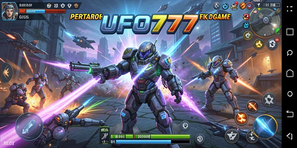 Tampilan gameplay menarik dengan aksi pertarungan yang mendebarkan.
